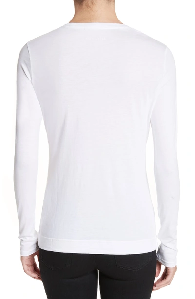 Shop Adam Lippes Crewneck Tee In White