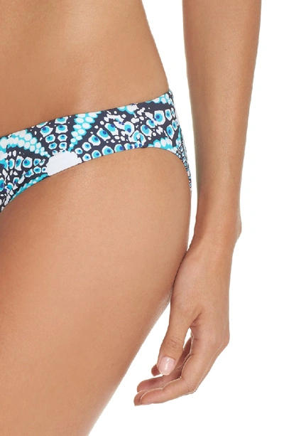 Shop Vilebrequin Oursinade Hipster Bikini Bottoms In Bleu Marine