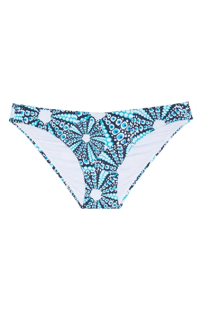 Shop Vilebrequin Oursinade Hipster Bikini Bottoms In Bleu Marine