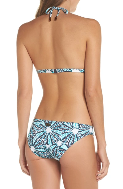 Shop Vilebrequin Oursinade Hipster Bikini Bottoms In Bleu Marine