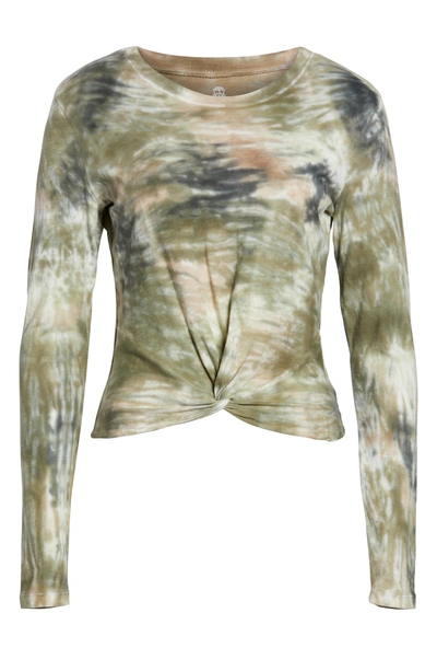 Shop Electric & Rose Shell Knot Shirt In Camo Wash Army