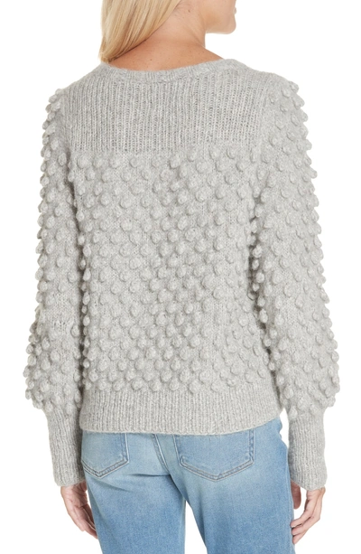 Shop Eleven Six Camilla Baby Alpaca Blend Sweater In Pale Melange Grey