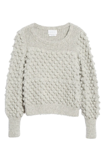 Shop Eleven Six Camilla Baby Alpaca Blend Sweater In Pale Melange Grey