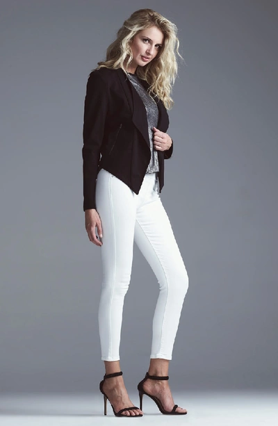 Shop Liverpool Sienna Pull-on Stretch Skinny Ankle Jeans In Bright White