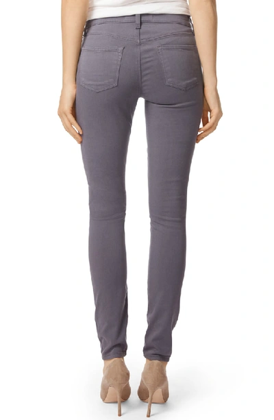 Shop J Brand 485 Mid Rise Skinny Jeans In Volcanic Ash