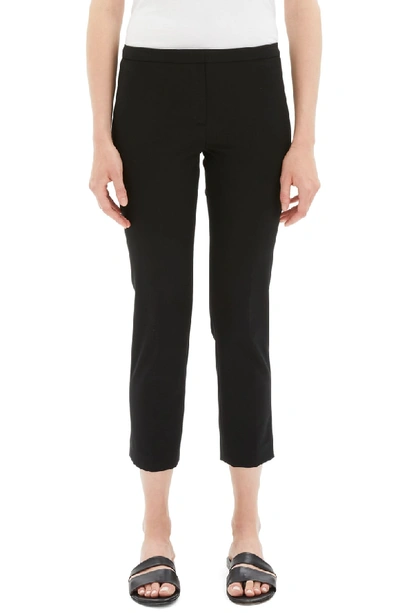 Shop Theory Classic Stretch Cotton Skinny Pants In Black