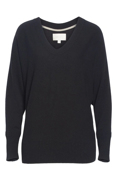 Shop Brochu Walker Fona Cashmere Sweater In Black Onyx