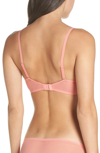 Shop On Gossamer Underwire Convertible T-shirt Bra In Coral Cloud