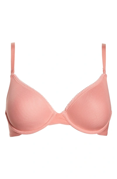 Shop On Gossamer Underwire Convertible T-shirt Bra In Coral Cloud