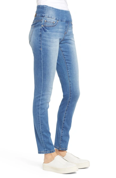 Shop Jag Jeans Nora Pull-on Skinny Jeans In Authentic Blue