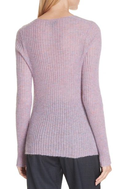 Shop Rag & Bone Donna Mohair Blend Sweater In Lilac