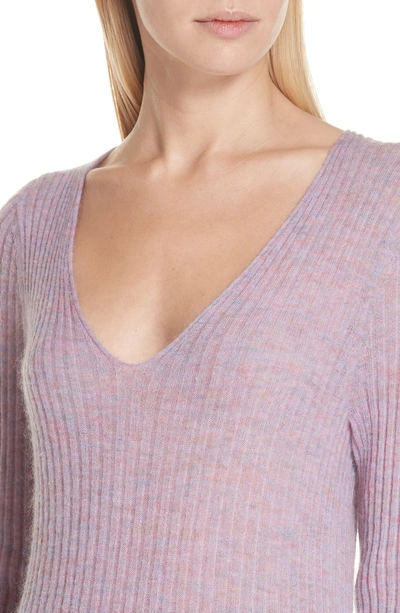 Shop Rag & Bone Donna Mohair Blend Sweater In Lilac