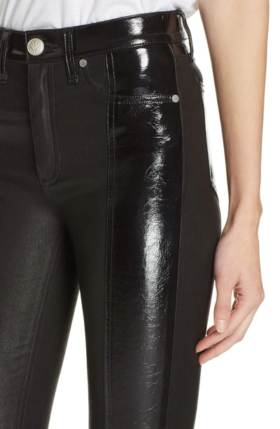 Shop Rag & Bone Evelyn Skinny Lambskin Leather Pants In Black