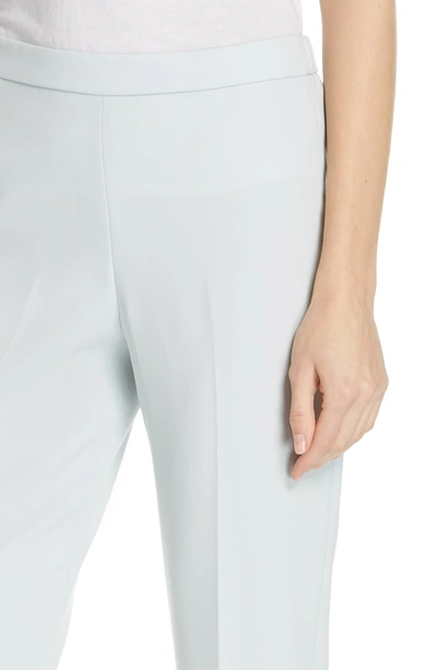 Shop Theory Crop Pants In Silver Ice