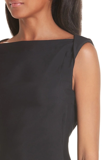 Shop Calvin Klein 205w39nyc Open Back Cady Dress In Black