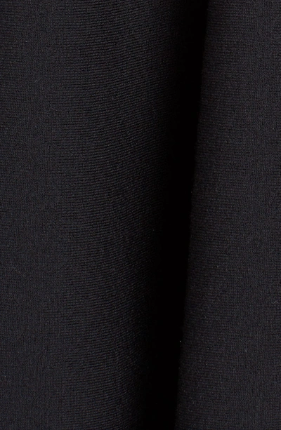 Shop Alexander Mcqueen Graphic Stripe Knit Skirt In Black/ Ivory