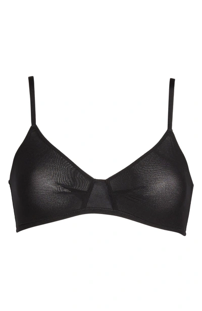 Shop On Gossamer Next To Nothing Bralette In Black