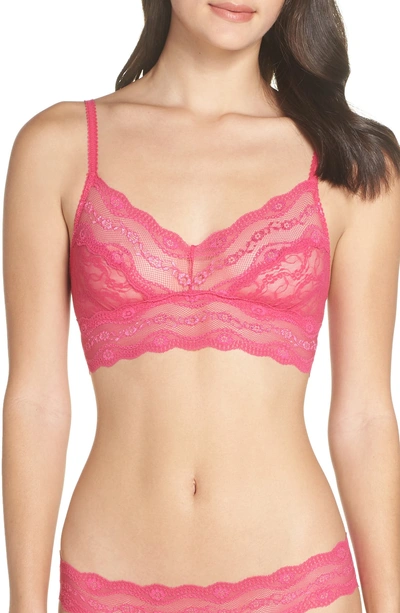 Shop B.tempt'd By Wacoal 'lace Kiss' Bralette In Peacock Pink