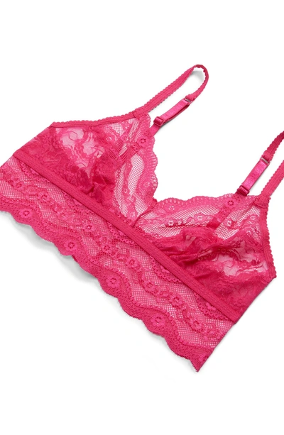Shop B.tempt'd By Wacoal 'lace Kiss' Bralette In Peacock Pink