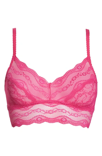 Shop B.tempt'd By Wacoal 'lace Kiss' Bralette In Peacock Pink