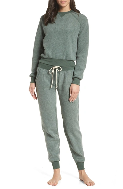 Shop Alternative Eco Teddy Jogger Pants In Eco True Dusty Pine