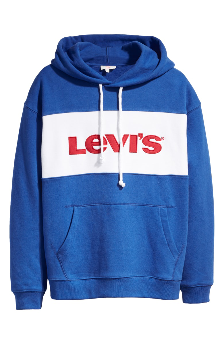 levis colorblock hoodie damen