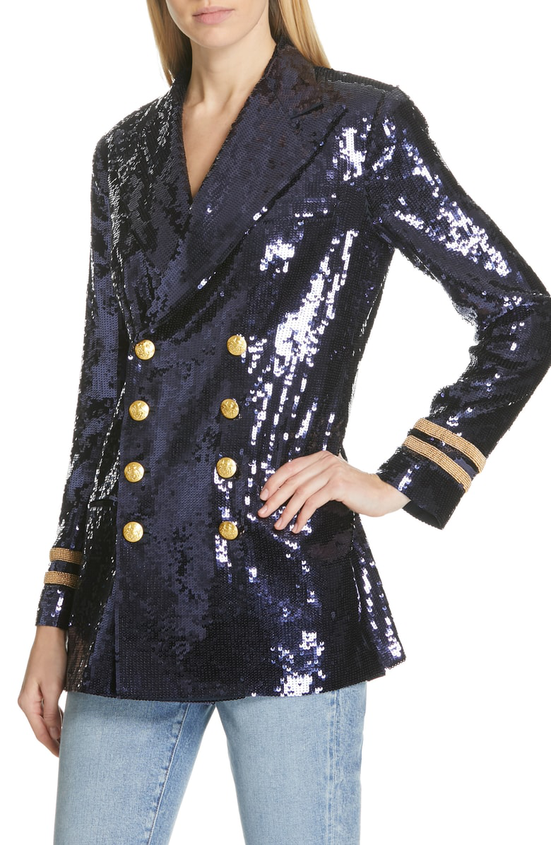 ralph lauren sequin blazer