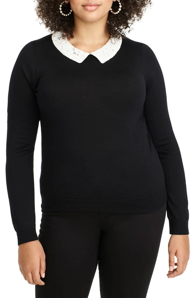 Tippi sweater hotsell with lace collar