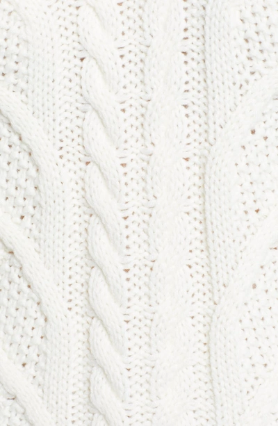 Shop Heartloom Eryn Cable Knit Sweater In Ivory