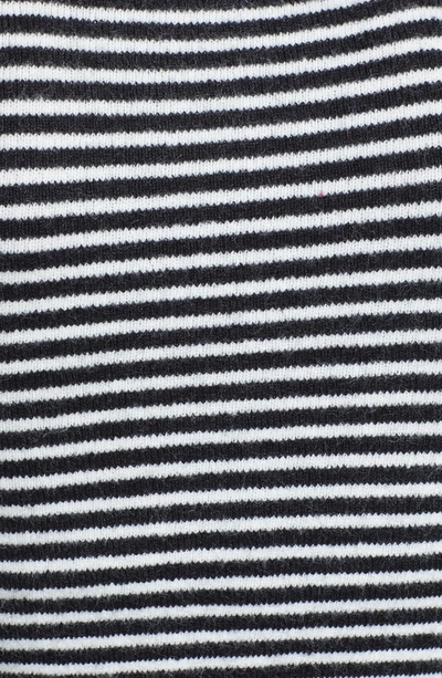 Shop Amuse Society Nova Stripe Crop Sweater In Black