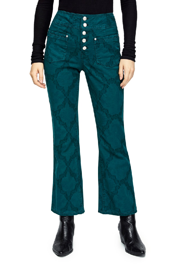 free people turquoise jeans
