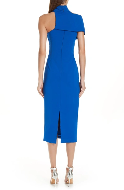 Shop Cushnie Et Ochs Cutout Pencil Dress In Lapis