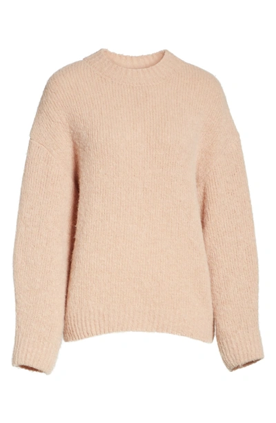 Shop Nanushka Tuesday Wool & Alpaca Blend Sweater In Blush