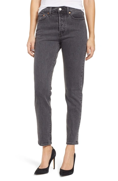 Shop Levi's Wedgie Icon Fit High Waist Ankle Jeans In Bite My Dust