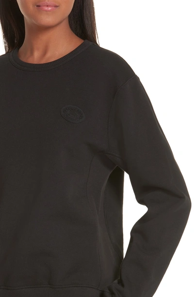 Shop Burberry Jayford Archive Logo Sweatshirt In Black