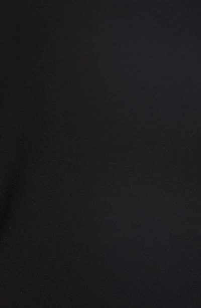 Shop Emporio Armani Stretch Jersey Tee In Solid Black