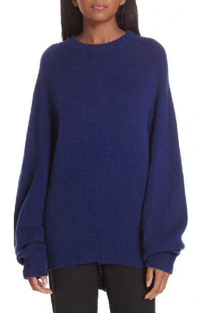 Shop Theory Cashmere Sweater In Persian Blue