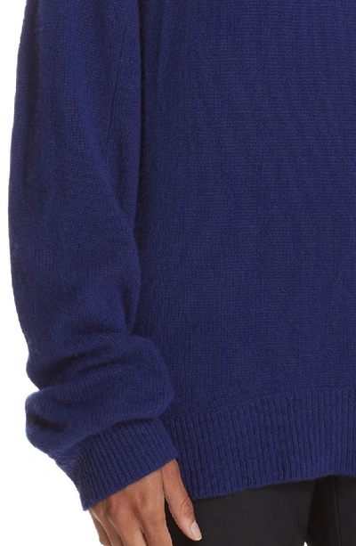 Shop Theory Cashmere Sweater In Persian Blue