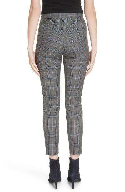 Shop Rag & Bone Simone Plaid Crop Pants In Grey Multi