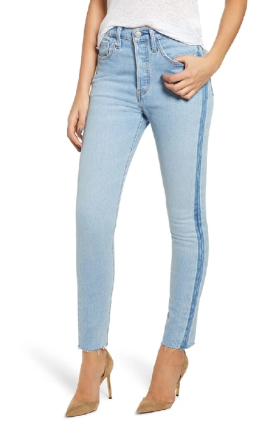 Shop Levi's 501 High Waist Skinny Jeans In Smarty