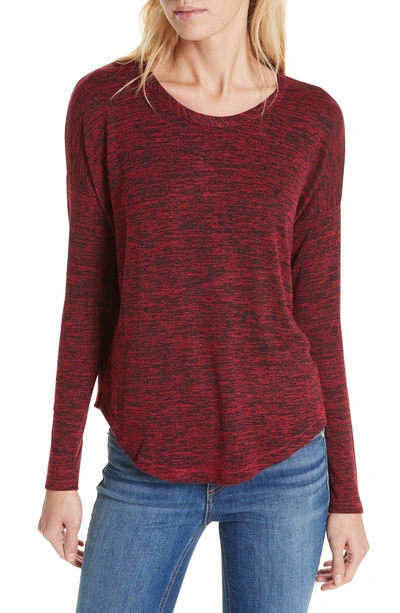 Shop Rag & Bone Hudson Tee In Deep Berry