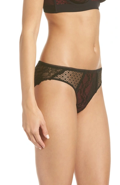 Shop Addiction Nouvelle Lingerie Night At The Opera Bikini Panties In Black/ Red