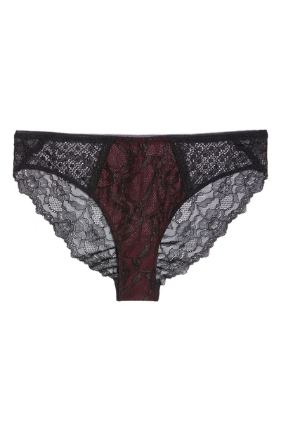 Shop Addiction Nouvelle Lingerie Night At The Opera Bikini Panties In Black/ Red