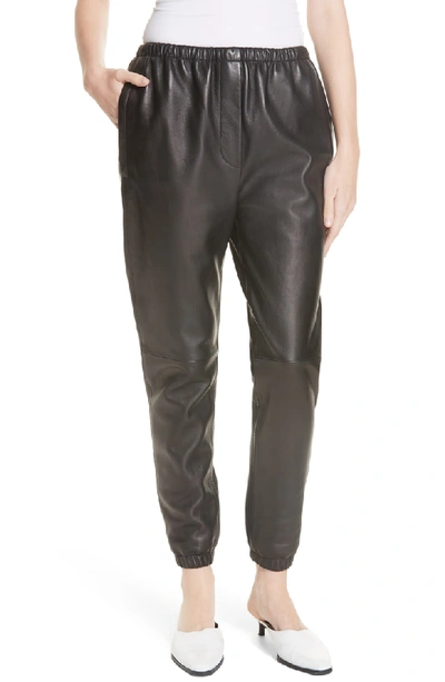 Shop 3.1 Phillip Lim / フィリップ リム Leather Track Pants In Black