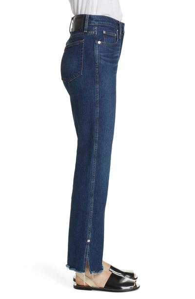 Shop Proenza Schouler Pswl Split Hem Crop Kick Flare Jeans In Arizona