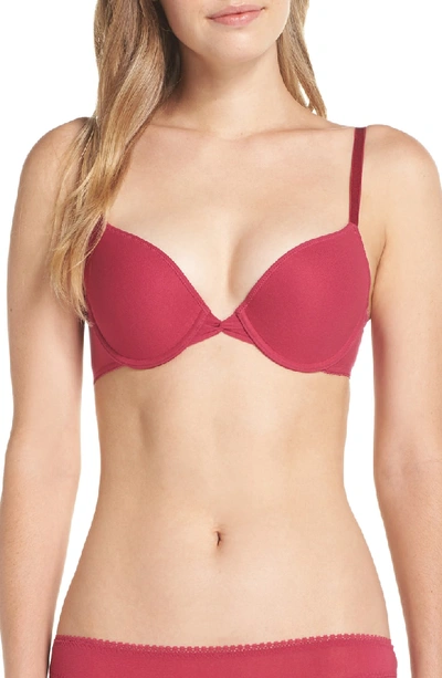 Shop On Gossamer 'bump It Up' Underwire Push-up Bra In Radiant Orchid