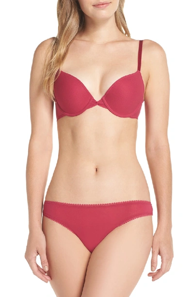 Shop On Gossamer 'bump It Up' Underwire Push-up Bra In Radiant Orchid