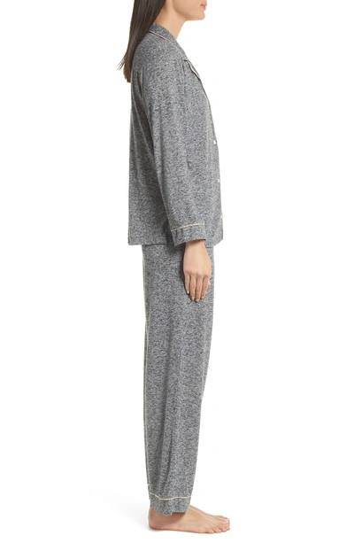Shop Eberjey Bobby Pajamas In Heathered Grey