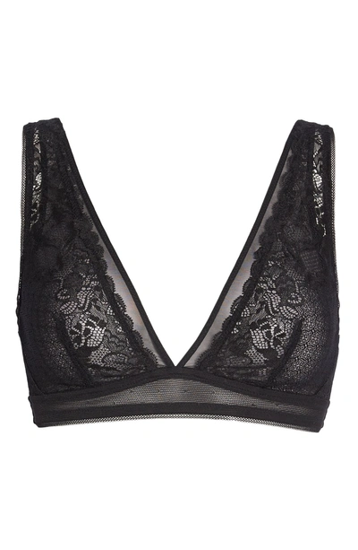 Shop Addiction Nouvelle Lingerie Love Is On The Air Triangle Bra In Black