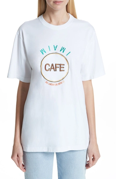 Shop Vetements Miami Save The Planet Tee In White